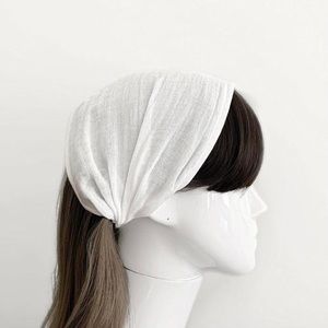Organic Cotton Gauze Wide Headband